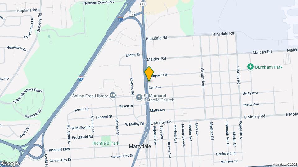 2504 Brewerton Rd Mapa y Detalles de la Ubicación