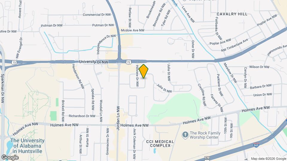 4015 E Crestview Dr NW Mapa y Detalles de la Ubicación