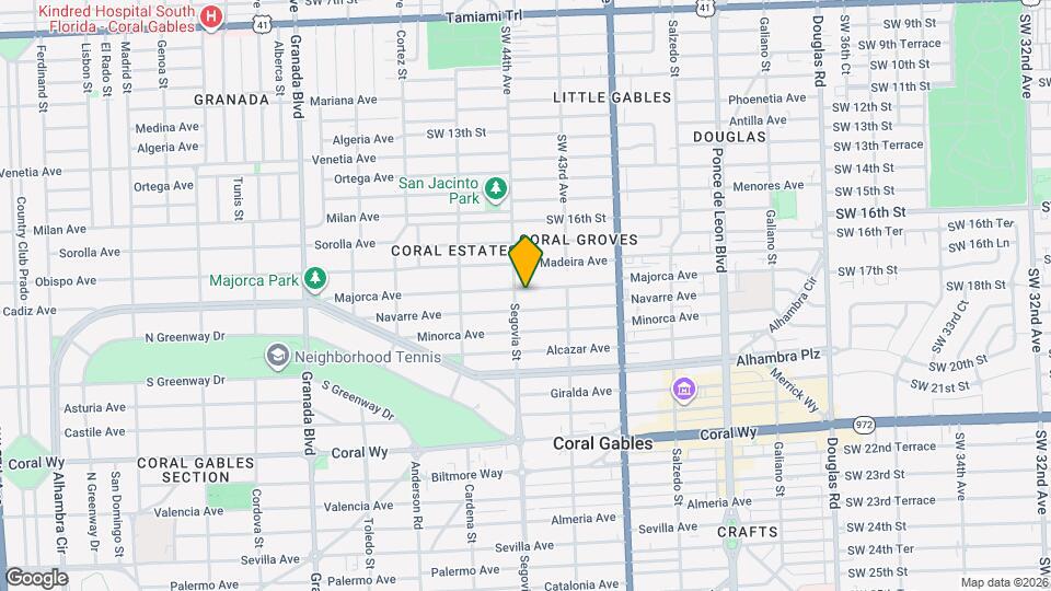 540 Majorca Ave Map and Location Details