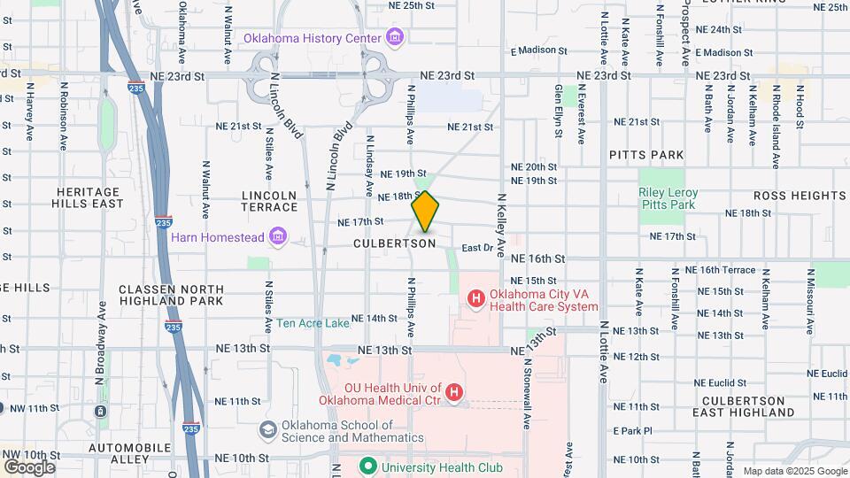 819 East Dr Mapa y Detalles de la Ubicación