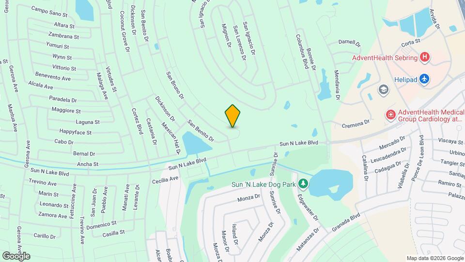 5356 Pebble Beach Dr Map and Location Details