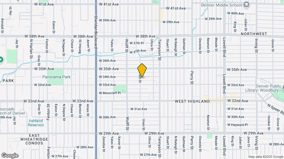 3330 Vrain St Map and Location Details