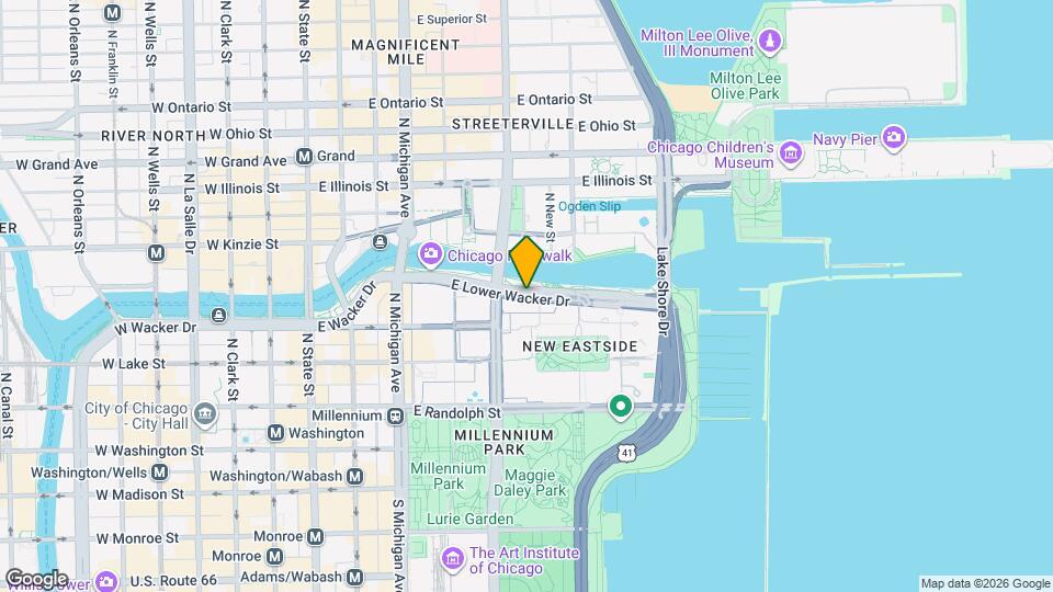 349 E Wacker Dr Mapa y Detalles de la Ubicación