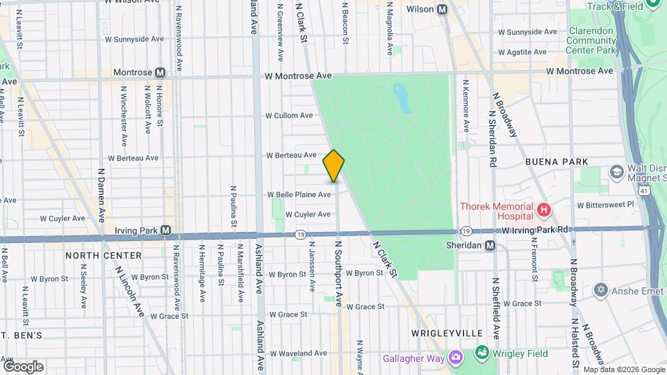 4108 N Southport Ave Map and Location Details