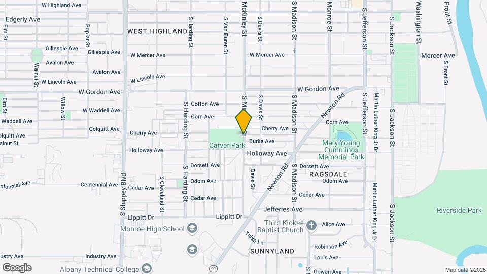 1015 S McKinley St Map and Location Details