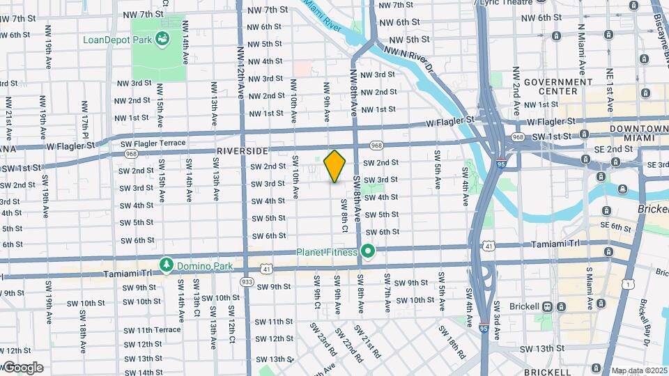 321 SW 9th Ave Map and Location Details