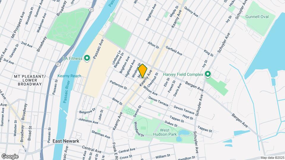 191 Kearny Ave, Unit unit1 Map and Location Details