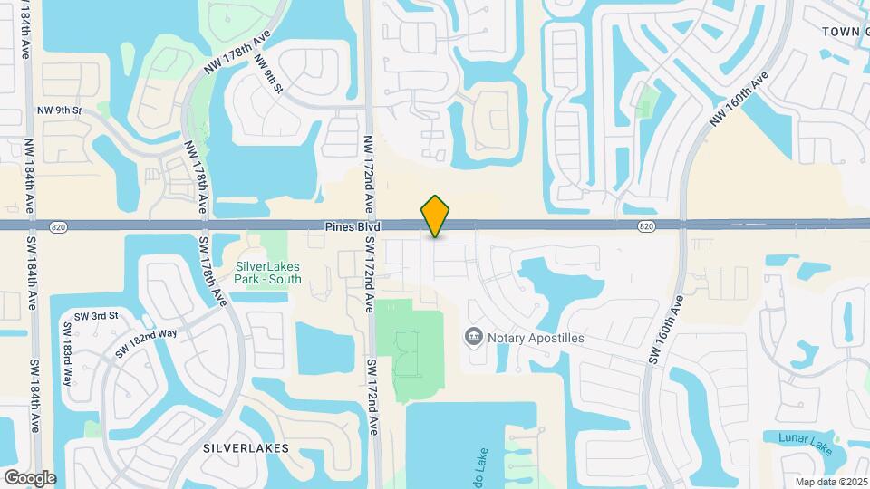 17166 SW 1st Ct Map and Location Details