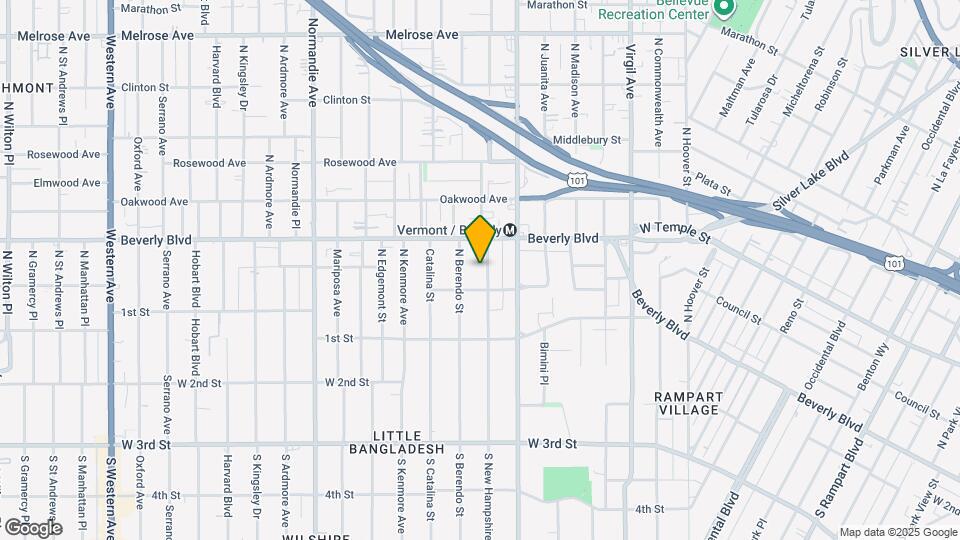 221 N New Hampshire Ave Map and Location Details