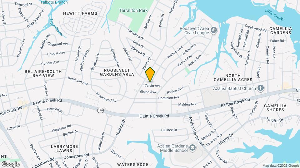 2312 Calvin Ave Mapa y Detalles de la Ubicación