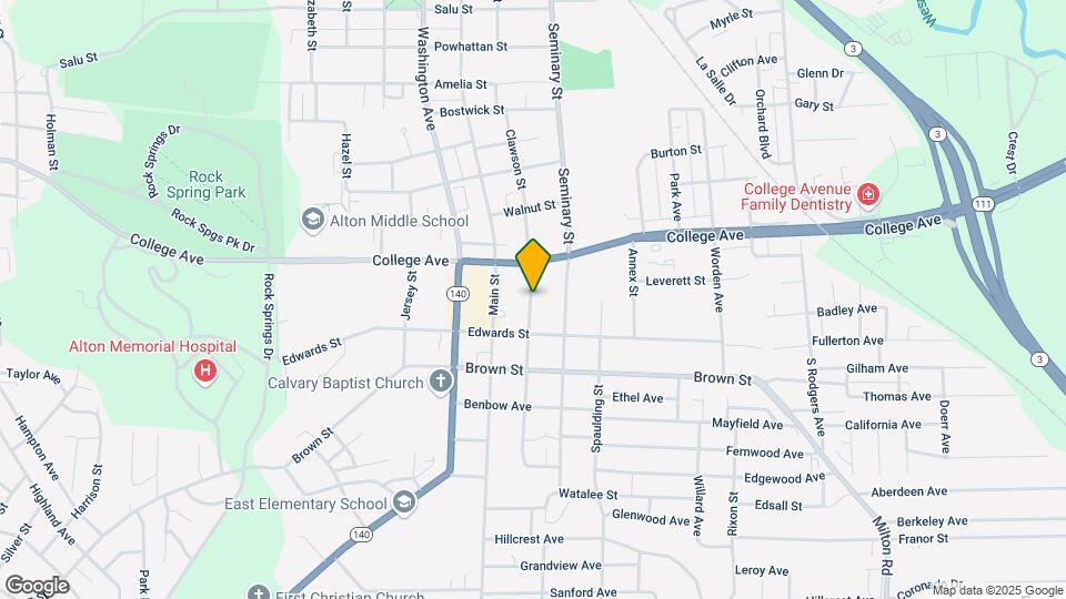 1649 Clawson St Map and Location Details
