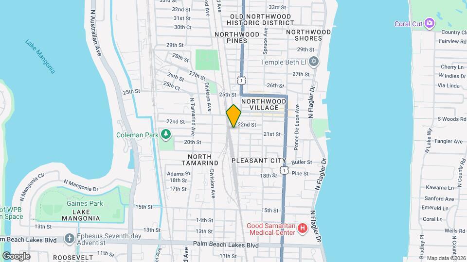 610 21st St Map and Location Details