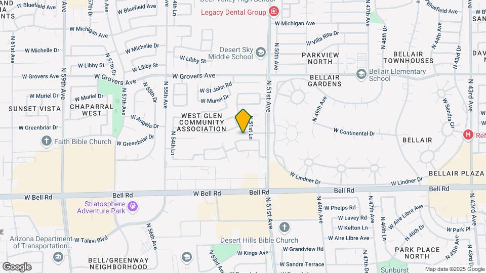 5192 W Campo Bello Dr Map and Location Details