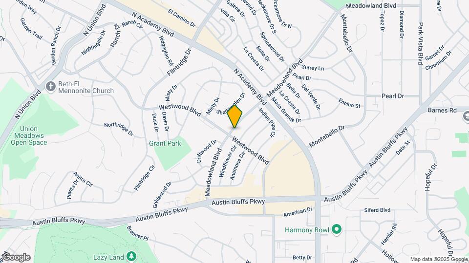 3703 Meadowland Blvd Map and Location Details
