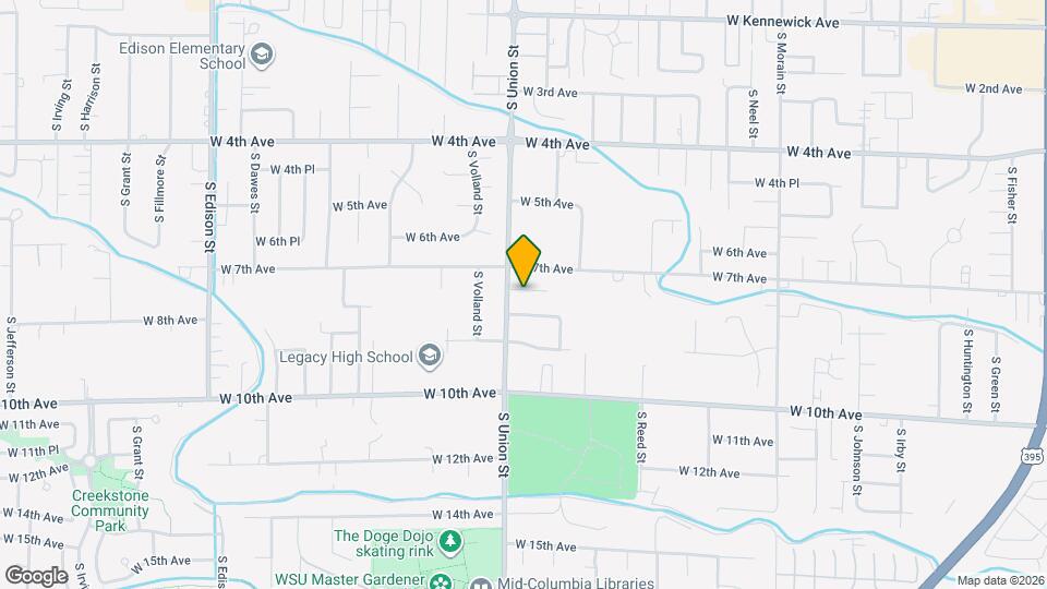 721 S Union St Map and Location Details