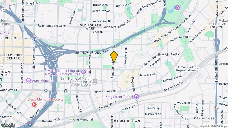 153 Randolph St NE, Unit Basement Map and Location Details