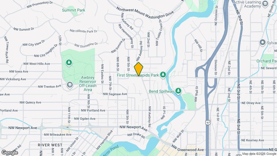 2111 NW Awbrey Rd Mapa y Detalles de la Ubicación
