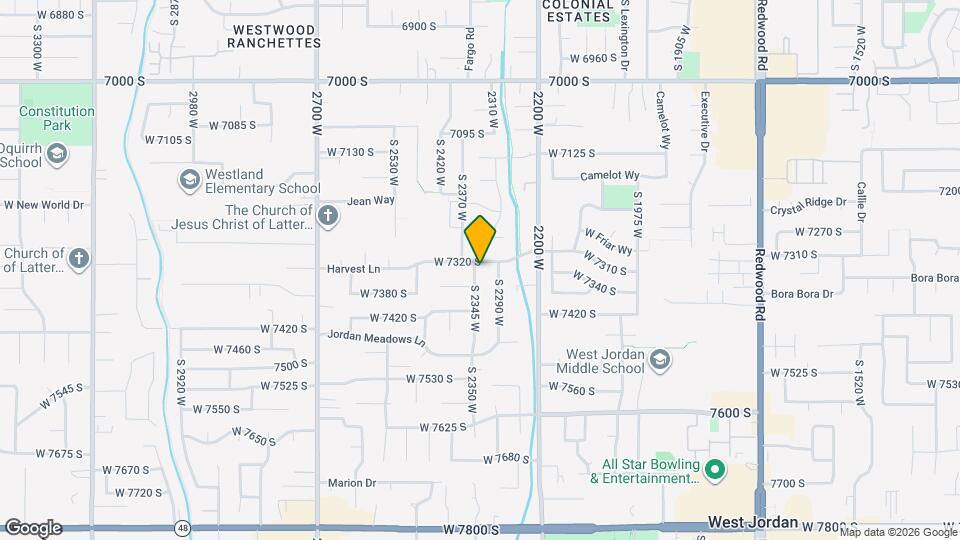 2321 Harvest Ln Map and Location Details