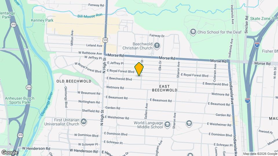 188 E Beechwold Blvd Map and Location Details