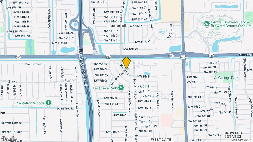 4785 NW 9th Dr Map and Location Details