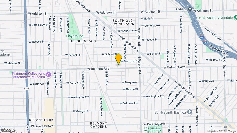 4218 W Belmont Ave Map and Location Details