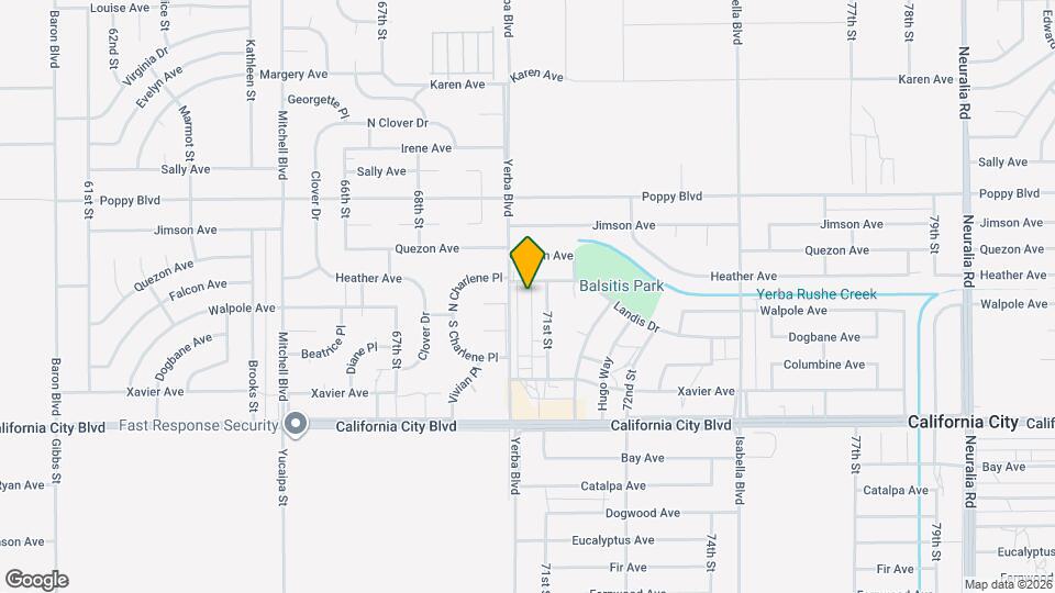 21240 Yerba Blvd Map and Location Details