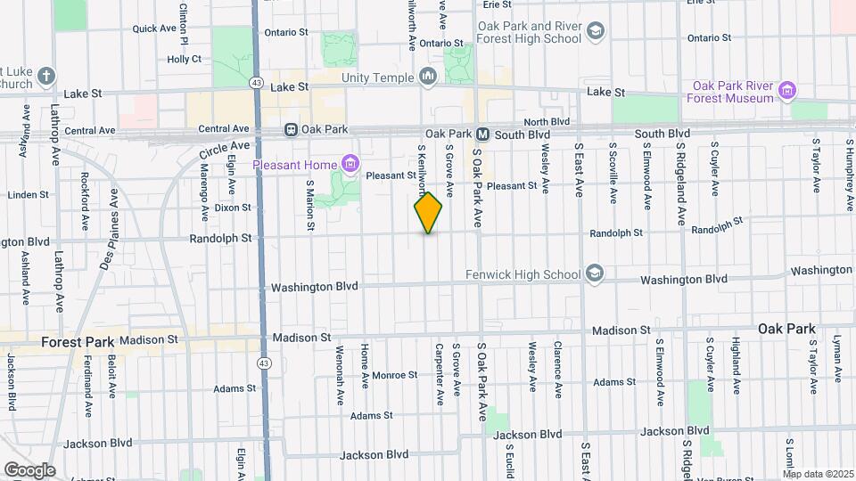 306 S Kenilworth Ave Map and Location Details