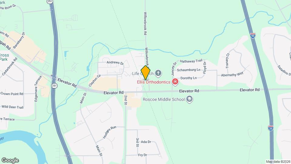 11532 Willowbrook Rd Map and Location Details