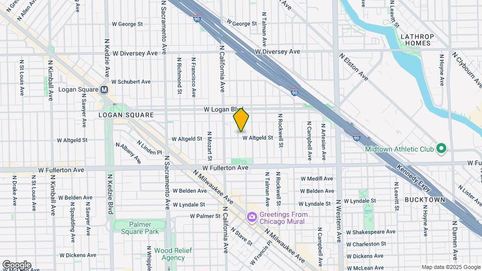 2503 N Fairfield Ave Map and Location Details