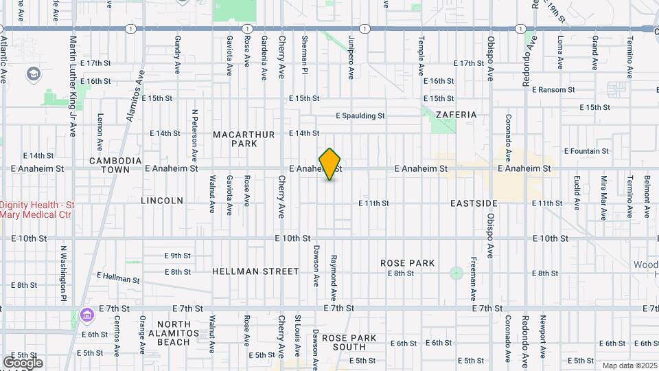 1133 Raymond Ave Map and Location Details