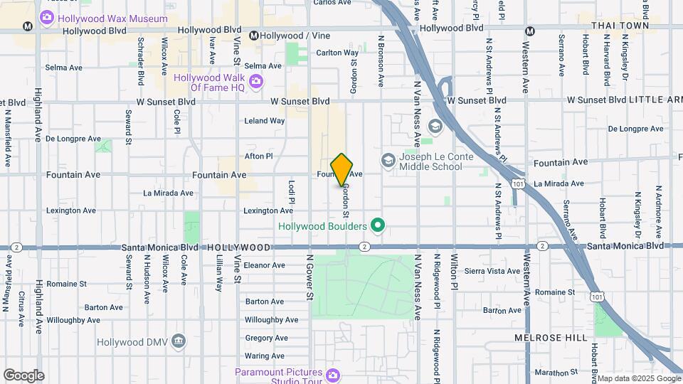 1233 Gordon St Mapa y Detalles de la Ubicación