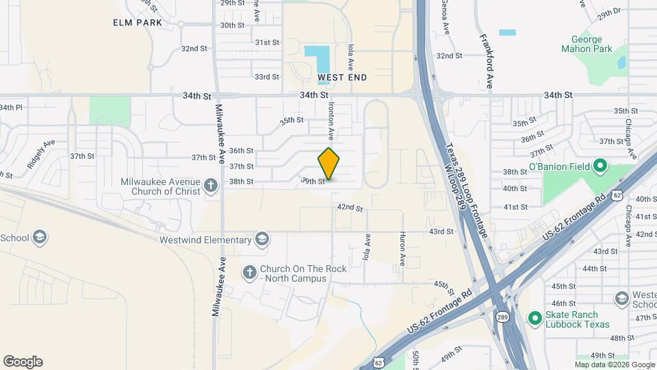 6123 39th St Map and Location Details