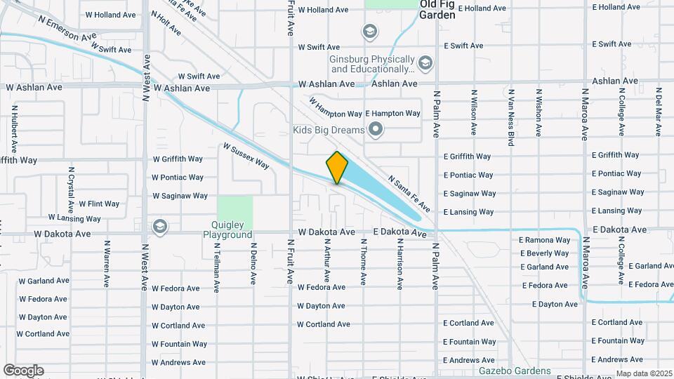 202 W Dakota Ave Mapa y Detalles de la Ubicación