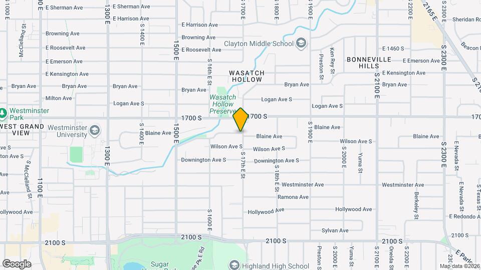 1688 Blaine Ave, Unit BSMT Mapa y Detalles de la Ubicación