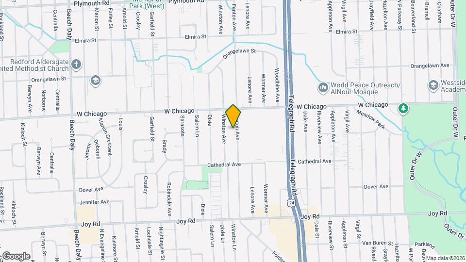 9319 Fenton Ave Mapa y Detalles de la Ubicación