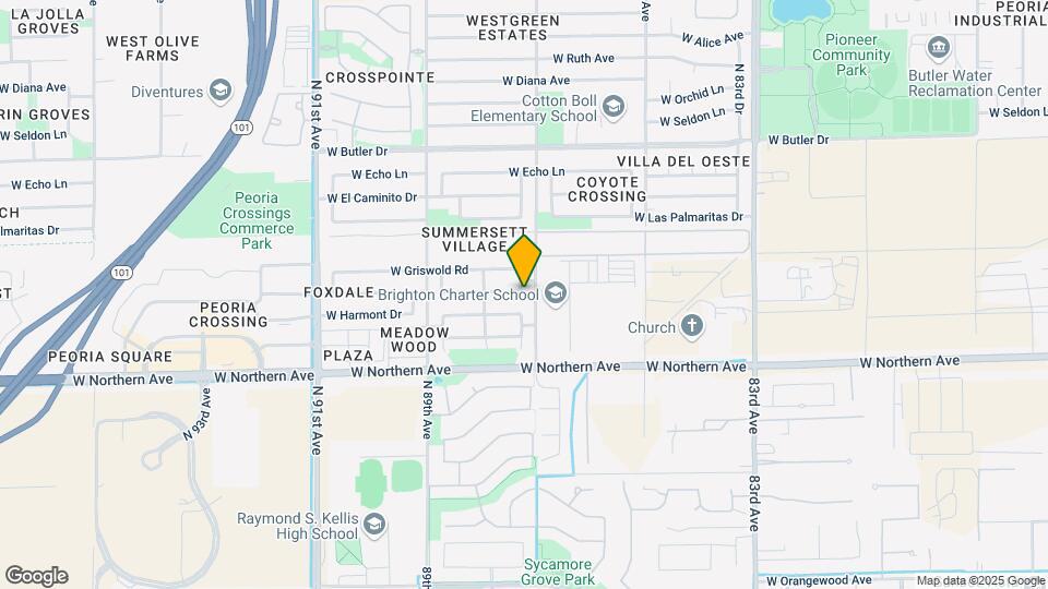 8735 W Royal Palm Rd Mapa y Detalles de la Ubicación