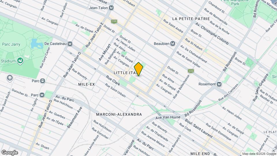 6607 Saint-Dominique Rue Map and Location Details