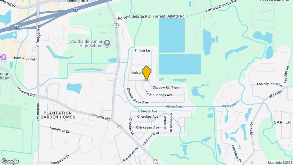 8900 Shadow Bluff Ave Map and Location Details