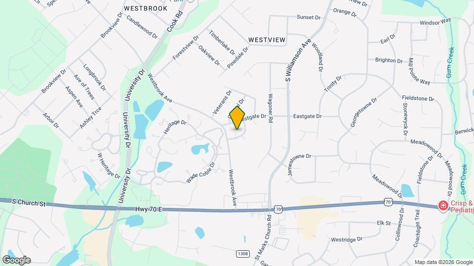 812 Westwood Dr Map and Location Details