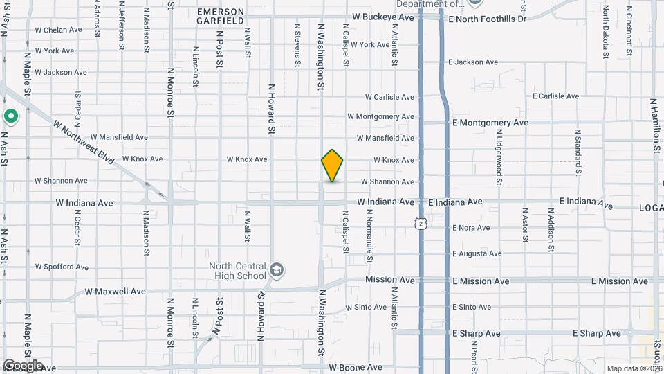 317 W Shannon Ave Map and Location Details