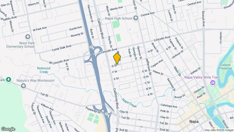 1735 G St Map and Location Details