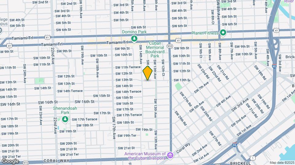 1350 SW 13th St Map and Location Details