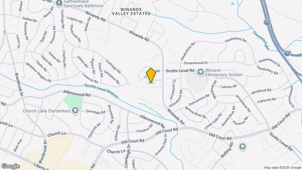4816 Valley Forge Rd Map and Location Details