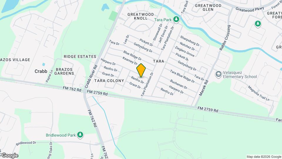 6915 Renfro Dr Map and Location Details