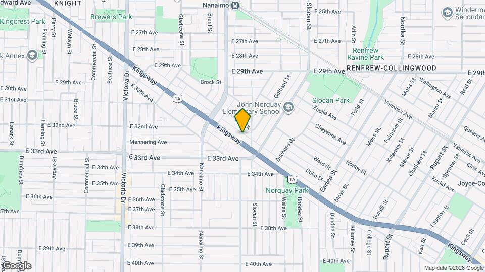 2465 Kingsway Map and Location Details