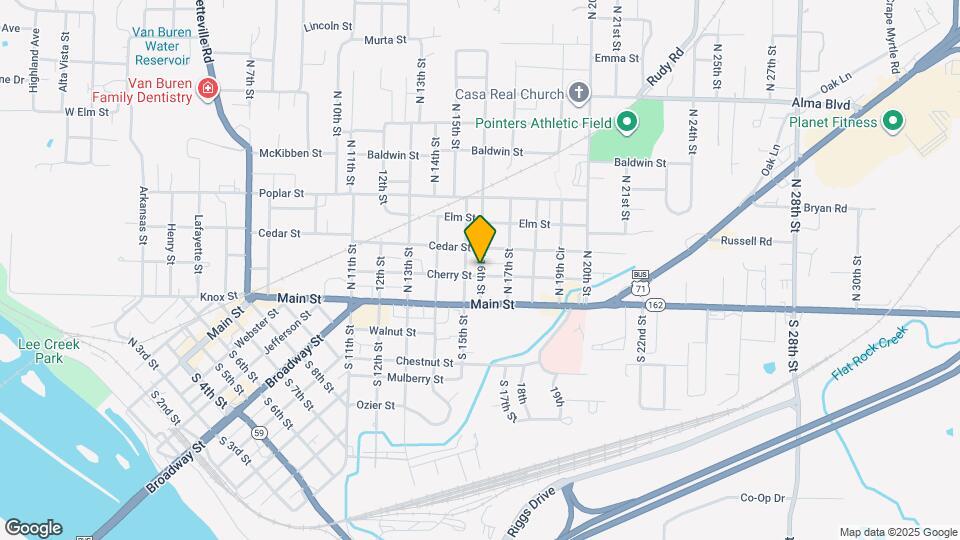 107 N 16th St Map and Location Details