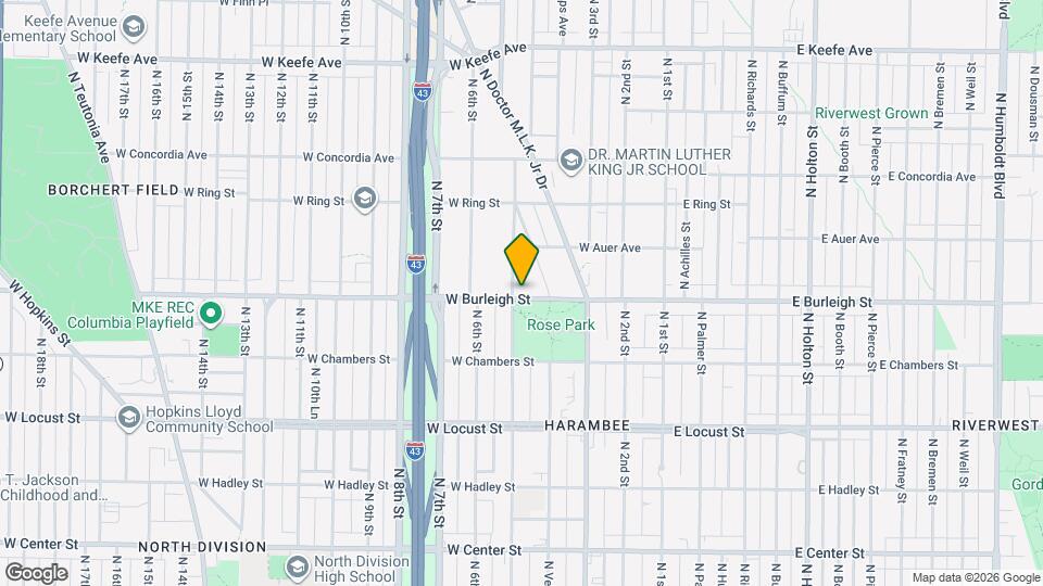 436 W Burleigh St, Unit A Map and Location Details