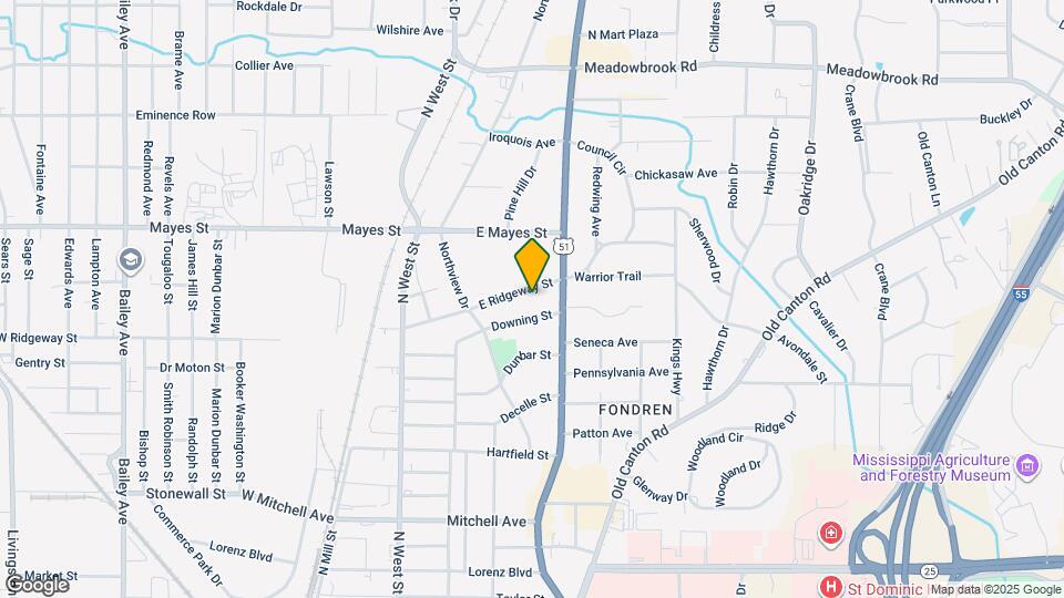 475 E Ridgeway St Map and Location Details