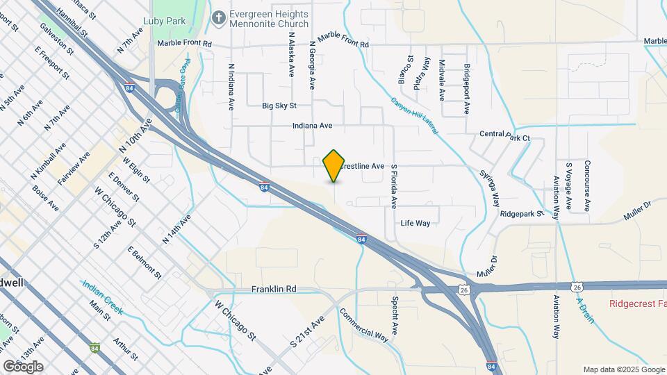 5106 Hill Ln Map and Location Details