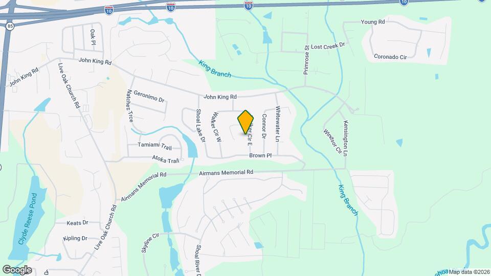 116 Walker Cir W Map and Location Details
